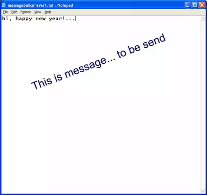 Play Send Bulk SMS using Text files