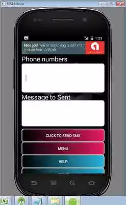 Play Send Bulk SMS using Text files