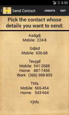 Play Send Contact