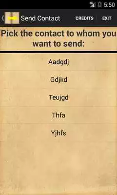 Play Send Contact