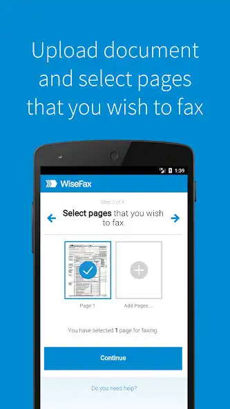 Play APK Send fax with WiseFax  and enjoy Send fax with WiseFax with UptoPlay com.vanaia.WiseFax