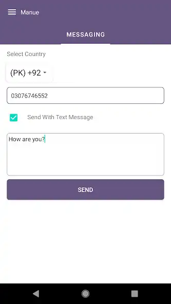 Play Send message for whats app as an online game Send message for whats app with UptoPlay
