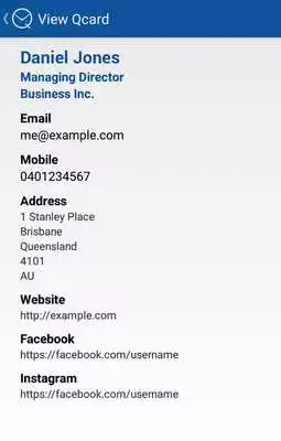 Play SendQ - Digital Business Cards