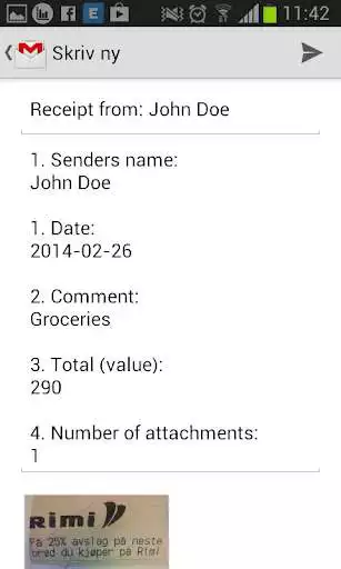 Play Send Receipts FREE