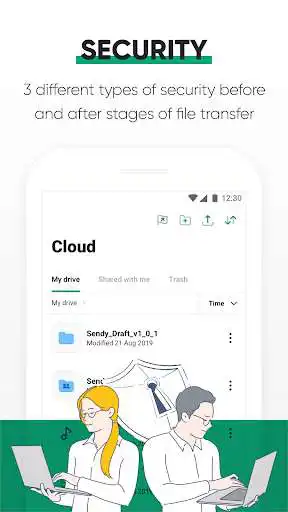 Play SENDY(Transfer/Cloud)-Send&Store large file in one as an online game SENDY(Transfer/Cloud)-Send&Store large file in one with UptoPlay