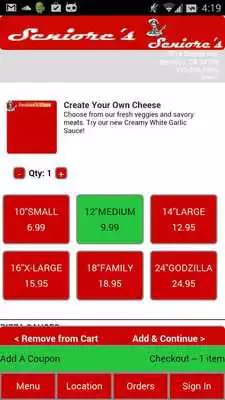 Play Seniores Pizza Play Seniores Pizza