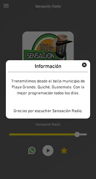 Play Sensación Radio as an online game Sensación Radio with UptoPlay