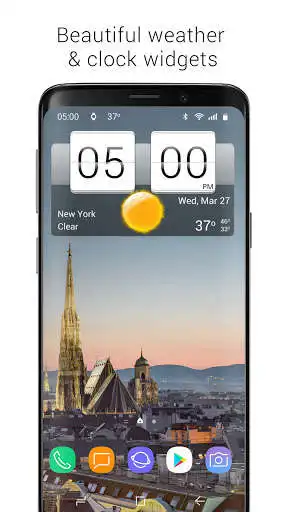 Play Sense flip clock  weather Pro  and enjoy Sense flip clock  weather Pro with UptoPlay