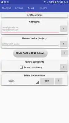 Play Sensor Email Tracker