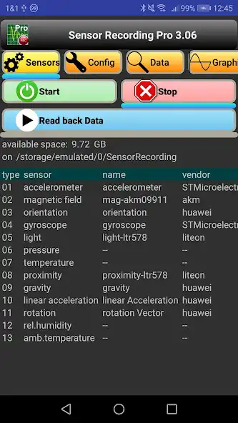 Play Sensor Recording Pro  and enjoy Sensor Recording Pro with UptoPlay