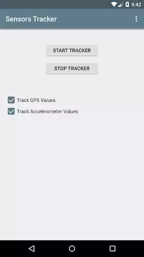 Play Sensors Tracker