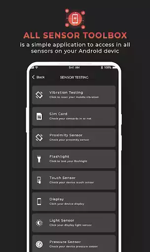 Play Sensor Test Toolbox  and enjoy Sensor Test Toolbox with UptoPlay