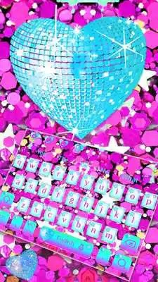 Play Sequins Glitter Keyboard Theme