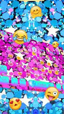 Play Sequins Glitter Keyboard Theme