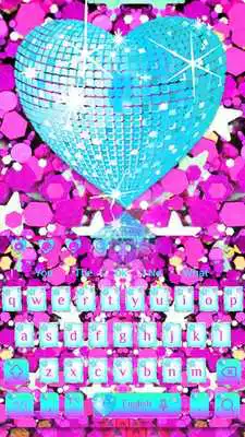 Play Sequins Glitter Keyboard Theme