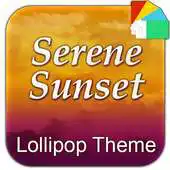 Free play online Serene Sunset XperiaN Theme APK