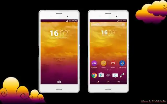 Play Serene Sunset XperiaN Theme
