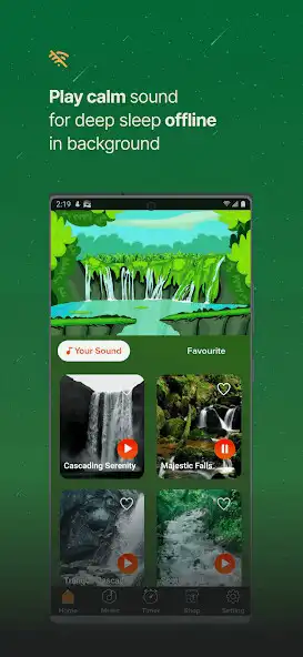 Play Serene Waterfall Sounds  and enjoy Serene Waterfall Sounds with UptoPlay