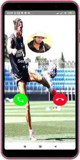 Play Sergio Ramos Fake Video Call as an online game Sergio Ramos Fake Video Call with UptoPlay