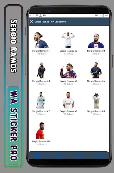 Play Sergio Ramos - WA Sticker Pro  and enjoy Sergio Ramos - WA Sticker Pro with UptoPlay