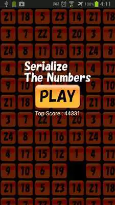 Play Serialize The Numbers - touch