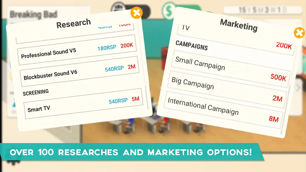 Play Series Makers Tycoon: TV Tycoon Simulator as an online game Series Makers Tycoon: TV Tycoon Simulator with UptoPlay