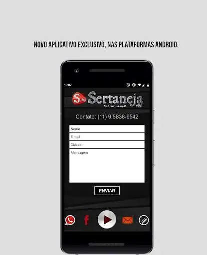 Play Sertaneja App as an online game Sertaneja App with UptoPlay