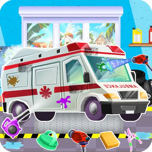 Play Services Trucks Auto Wash Game APK