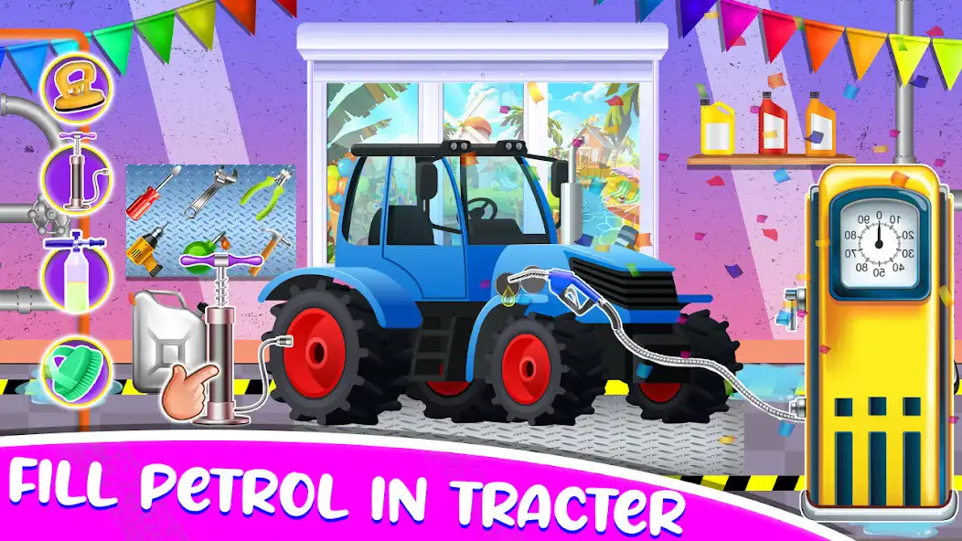 Play Services Trucks Auto Wash Game as an online game Services Trucks Auto Wash Game with UptoPlay