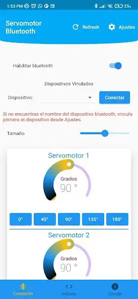 Play Servo Bluetooth Arduino  and enjoy Servo Bluetooth Arduino with UptoPlay
