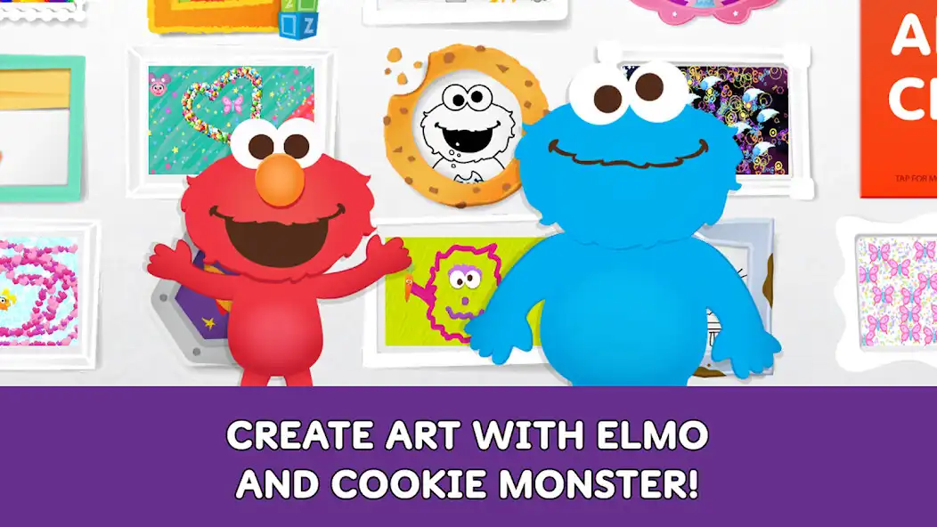 Play Sesame Street Art Maker  and enjoy Sesame Street Art Maker with UptoPlay