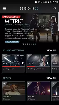 Play Sessions X. Music has a new look.