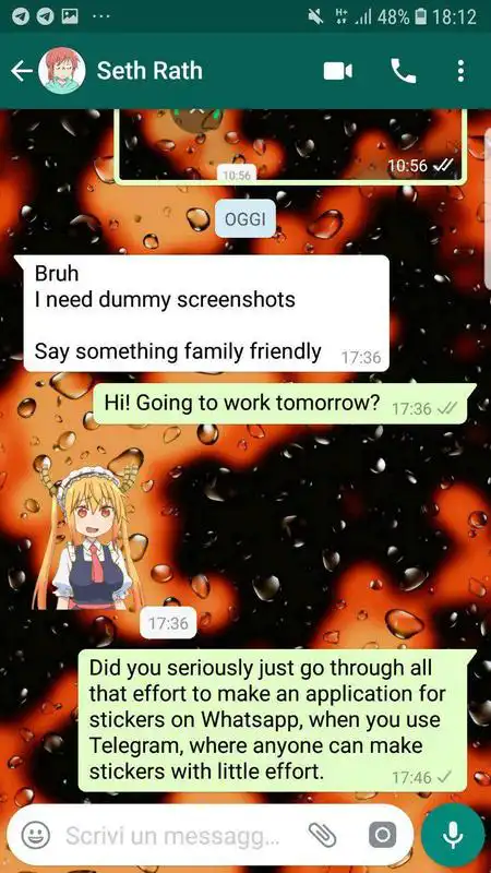 Play SethDistro Anime WAStickerApps 1