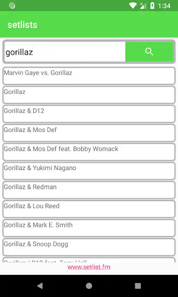 Play Setlists  and enjoy Setlists with UptoPlay