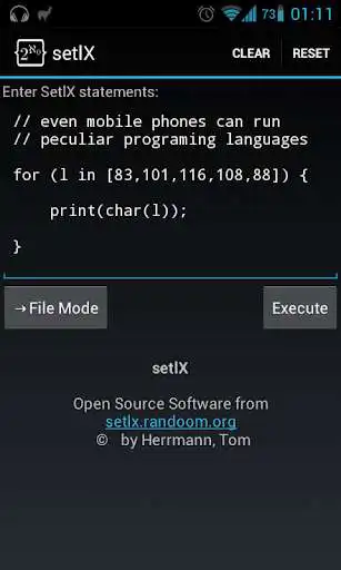 Play setlX