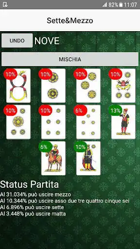 Play SetteMezzo as an online game SetteMezzo with UptoPlay