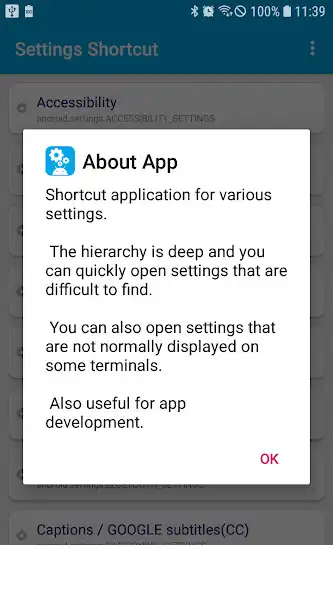 Play Settings Shortcut as an online game Settings Shortcut with UptoPlay