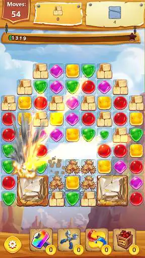 Play Settlers Trail Match 3: Build a town as an online game Settlers Trail Match 3: Build a town with UptoPlay