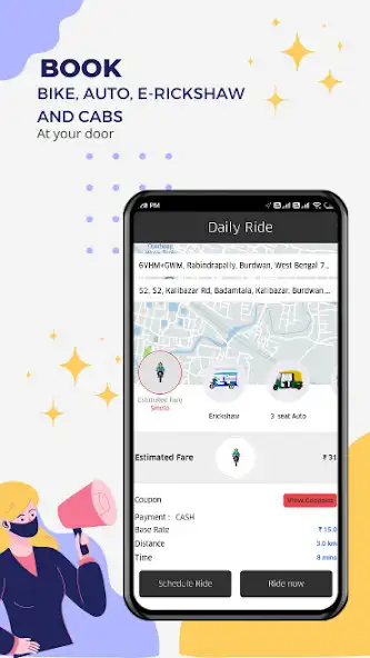Play Sevacabs - Bike, Auto  Cab as an online game Sevacabs - Bike, Auto  Cab with UptoPlay