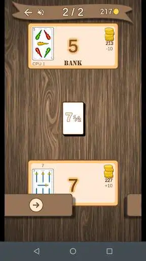 Play Seven And A Half: card game as an online game Seven And A Half: card game with UptoPlay
