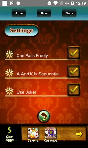 Play Sevens for Mobile as an online game Sevens for Mobile with UptoPlay
