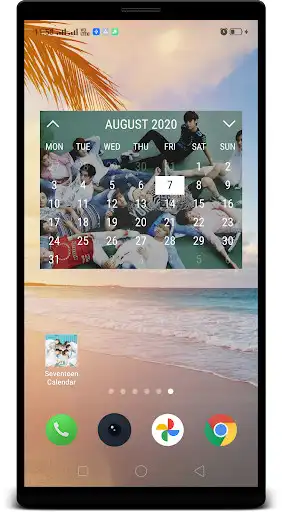Play Seventeen Calendar Widget as an online game Seventeen Calendar Widget with UptoPlay