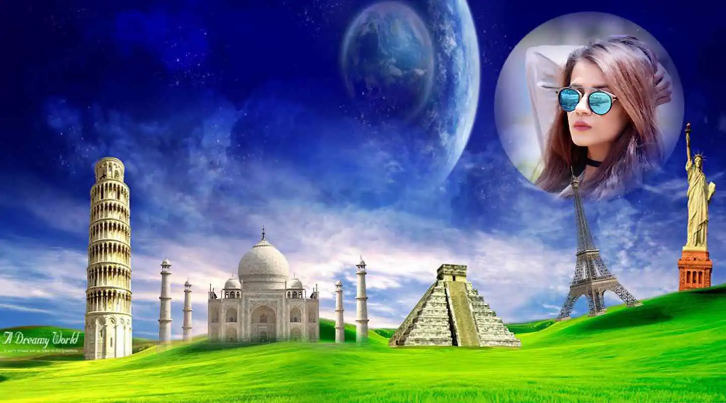 Play Seven Wonders photo frame photo editor