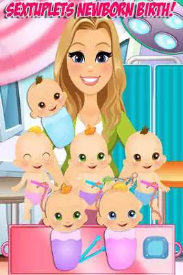 Play Sextuplets Newborn Baby Birth - Pregnancy Games