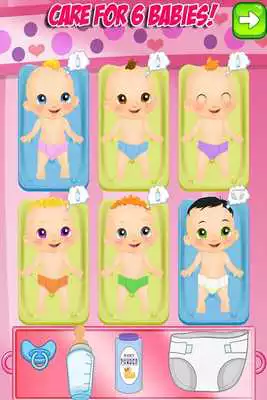 Play Sextuplets Newborn Baby Birth - Pregnancy Games