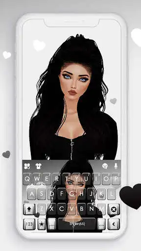 Play Sexy Cool Girl Keyboard Background  and enjoy Sexy Cool Girl Keyboard Background with UptoPlay