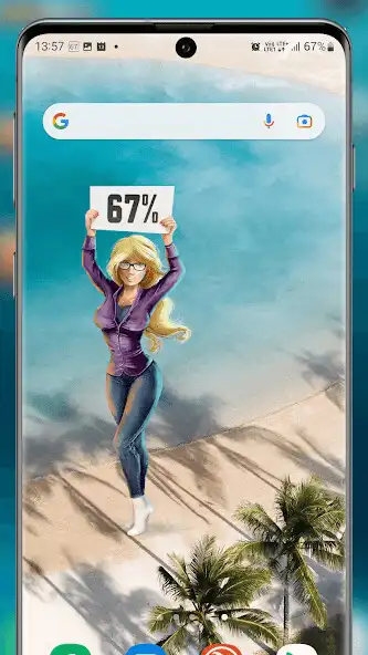 Play Sexy Girl Battery Widget  and enjoy Sexy Girl Battery Widget with UptoPlay