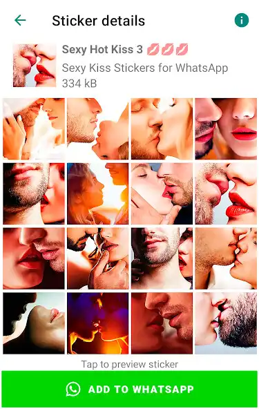 Play Sexy Kiss Sticker for WhatsApp  and enjoy Sexy Kiss Sticker for WhatsApp with UptoPlay