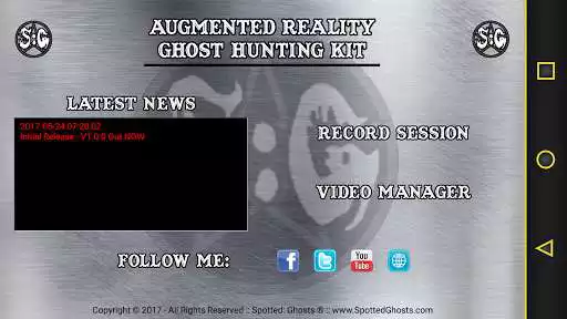 Play SG ARK - Video Ghost Hunting Kit