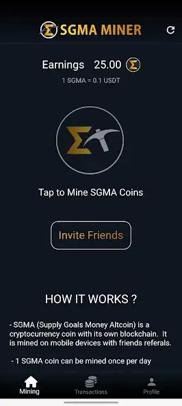 Play SGMA Miner as an online game SGMA Miner with UptoPlay